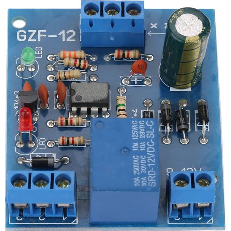 9-12V DC Niveaureglermodul mit automatischer Umschaltung, Pumpenentleerungsschutz, Leiterplatte (1/5)