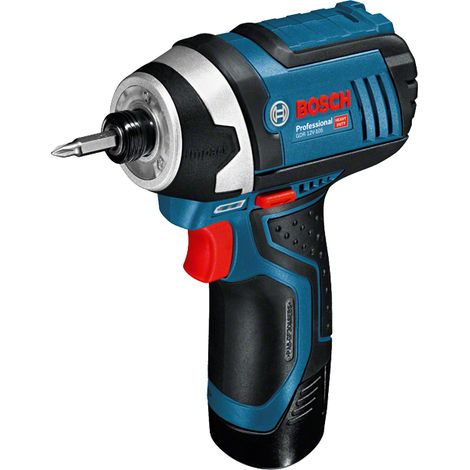 Bosch – Visseuse à chocs 12V – 2 batteries 2.0Ah – Couple 105Nm – Régime 2600 tr/min – Pour métal et béton (1/10)