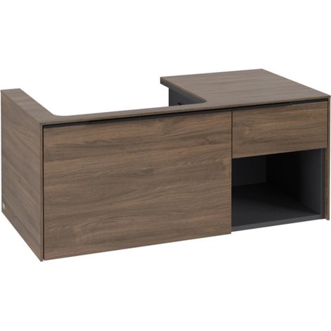 Villeroy & Boch Subway 3.0 armoire sous lavabo, 2 tiroirs, lavabo (1/2)