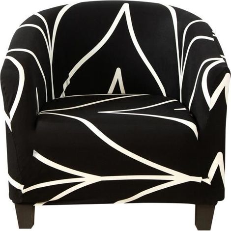 Housse de Fauteuil Cabriolet Extensible Couverture de Fauteuil de Couleur Unie (1/4)