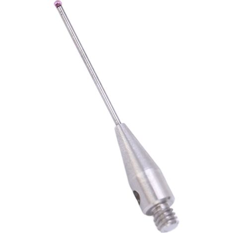 Palpeur CMM à fil M2, bille rouge de 0,7 mm de diamètre, tige en carbure de tungstène haute rigidité, aiguille de palpeur CMM (1/5)