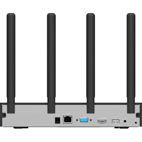 Imou NVR-N118W-8A0E Videoregistratore di Rete NVR 18 Canali Wi-Fi 6 Dual Band 4K H.265 Audio Bidirezionale HDMI VGA colore Nero