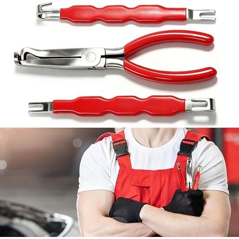 3pcs Terminal Plug Removal Tool, Electrical Connectors Disassembly Tool Auto Electrical Disconnect Pliers Automotive Electrical Disconnect Tools for Car (1/5)