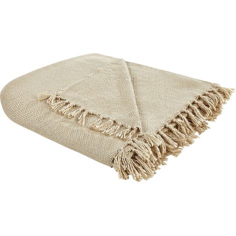 Blanket CHAOHANI Fabric 220 x 240 cm Beige (1/5)