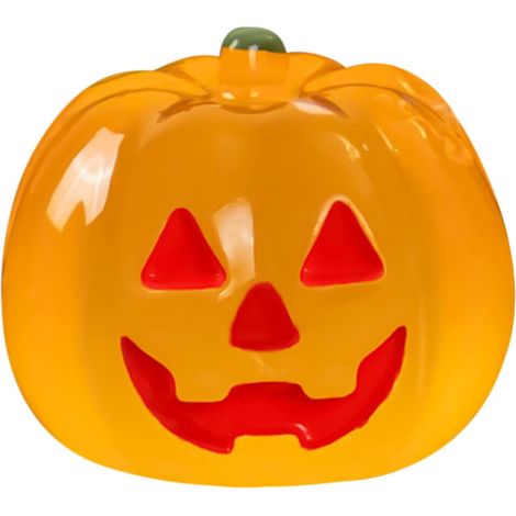 Décoration d'Halloween : figurine miniature en résine phosphorescente en forme de citrouille (1/5)