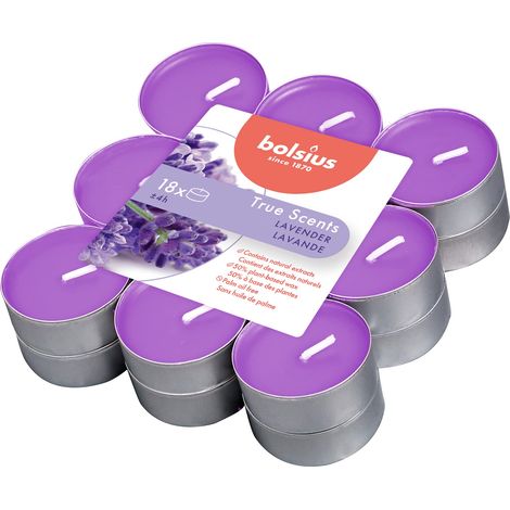 BOLSIUS Tealight 18 Pz Lavanda (1/4)