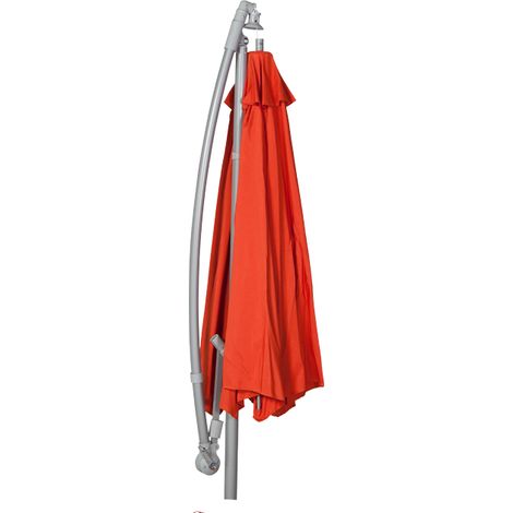 Ampelschirm Ø 300cm inkl Hülle terracotta Alu/Textil