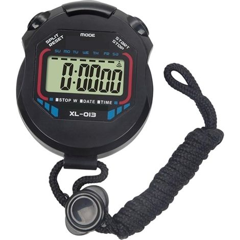 Chronomètre Numérique Minuterie Multifonction Poche Minuterie D'entraînement Portable Sports De Plein Air en Cours D'exécution Chronographe Chronomètre (1/5)