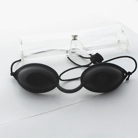 Lot de 3 paires de lunettes de protection UV, lunettes de solarium pour la protection des yeux en studio solaire, lunettes de protection infrarouge fiables pour la thérapie laser et l'épilation IPL.