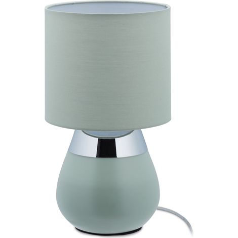 Nachttischlampe mit touchfunktion grun
