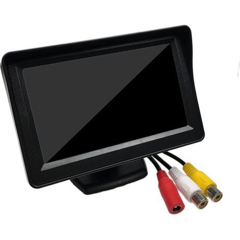 Caméra de recul avec écran LCD de 4,3 pouces, étanche, adaptée aux voitures, camions et SUV. (1/4)