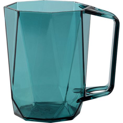 Tasse en plastique multifonctionnelle Utilisation quotidienne Tasse en acrylique(bleu) (1/5)