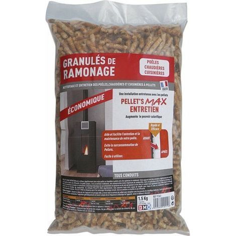 Schornsteinreinigungspellets, 1,5-kg-Karton (1/5)