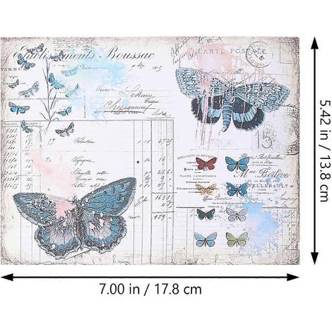 16 feuilles de papier décoratif pour scrapbooking, style vintage anglais, à faire soi-même (1/5)