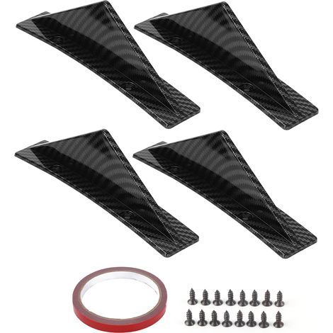 Heckstoßstangendiffusor unten, gebogene Carbonfaser-Optik, universelles Fahrzeug-Modifikationsteil (1/5)