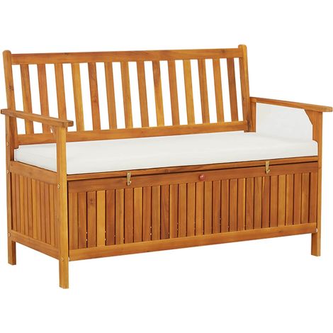 Maison Exclusive - Garten Aufbewahrungsbank Akazienholz Massiv 12 (1/5)