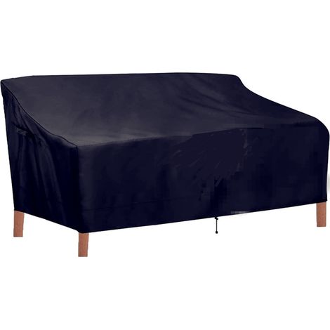 Funda impermeable para banco de exterior de 2 plazas, resistente a la intemperie, para muebles de jardín, sofá de dos plazas y sofá. (1/5)
