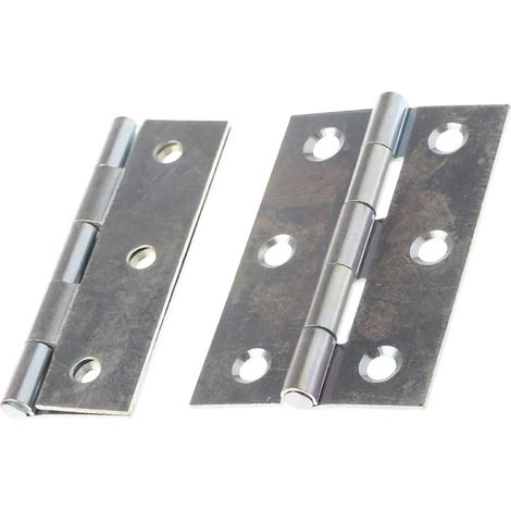 Charnière universelle en Acier, 75mm x 49mm x 1.4mm ( Prix pour Paquet de 10 )