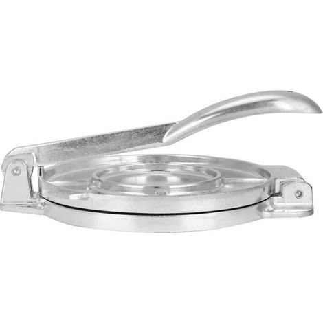 Presse à tortilla - Ustensiles de cuisine - Poignée pliante - Aluminium - Facile à nettoyer - 22x16x8cm (1/4)