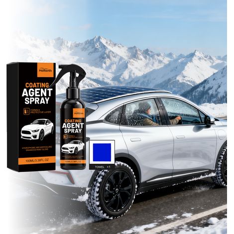 Autolack-Spray verbessert den Lackglanz, ist wasserabweisend und staubabweisend ideal für die tägliche Autolackpflege – 100 ml x 1, Tuch x 1 -- BIEMMEDUE (1/5)