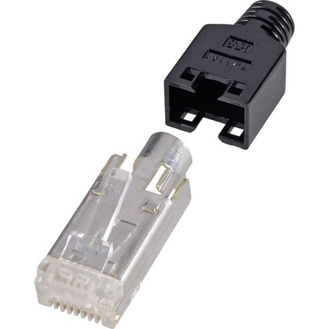 Renkforce H9540.4-10 RJ45-Steckverbinder, geschirmt CAT5e H9540.4-10 Stecker, gerade Pole: 8P8C Sc