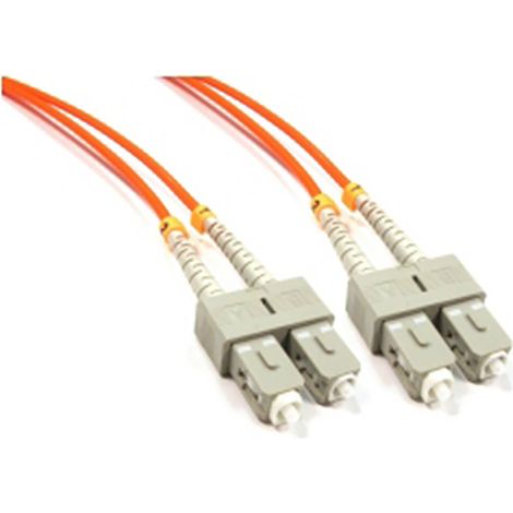 BeMatik - Cable á fibre optique SC duplex OM1 multimode 62.5/125 SC de 1 m (1/2)