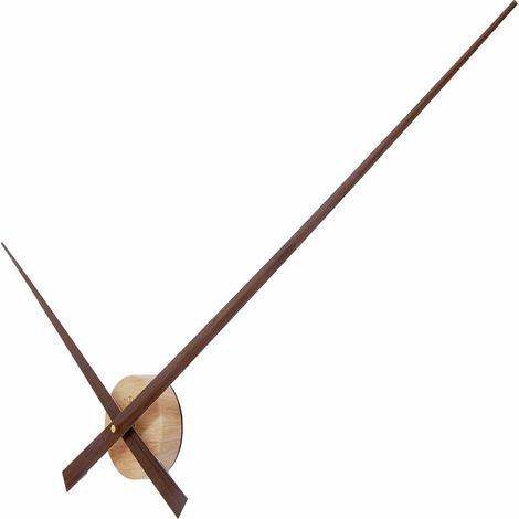 Aiguilles d'Horloge Murale Géantes en Aluminium Design Minimaliste 85 cm - PANGIVO (1/5)