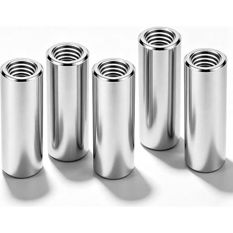 5 manchons M6x30mm inox écrous ronds pour fixations robustes, universels (1/5)