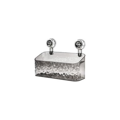 Salle De Bains Etagere Ventouse，Étagère Avec Motif Glacier，Boîte De Rangement Mural Pour Toilettes，Peut être Renforcé Par Rotation，Rangement Des Serviettes Et Autres Articles Divers（L-gris）