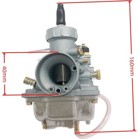 Carburateur TS100 TS125 TC125 DS100 DS125 404-020, système d'alimentation en carburant haute précision pour véhicules tout-terrain, ensemble de corps de papillon, puissance de sortie régulière.