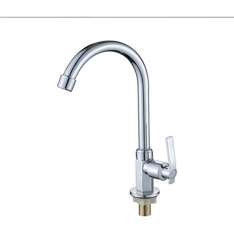 Grifo de acero inoxidable para lavabo doméstico, lavabo de baño, grifo extraíble a prueba de salpicaduras (1/5)
