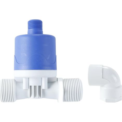 Robinet à flotteur automatique 1" pour contrôle du niveau d'eau, arrêt automatique du remplissage pour fontaines, piscines, aquariums et bassins d'élevage (1/5)