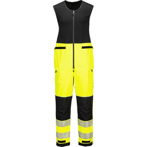 Regen-Overall Hv Pw3 (3l) - Größe M - Gelb/schwarz - Portwest