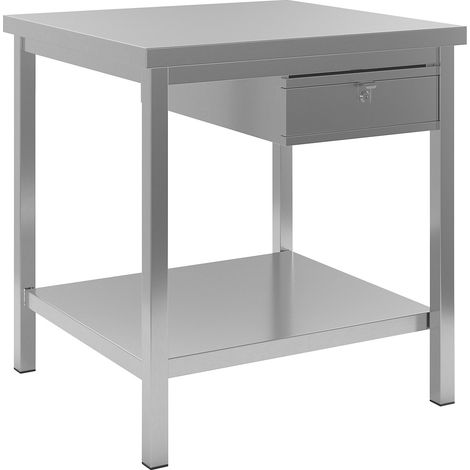 eurokraft basic, Poste de travail en inox, 1 tiroir, 1 (1/5)