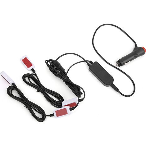 Éclairage d'ambiance intérieur voiture 4-en-1 5V/12V, 7 couleurs réglables, lampe flash à commande vocale, prise allume-cigare (1/5)