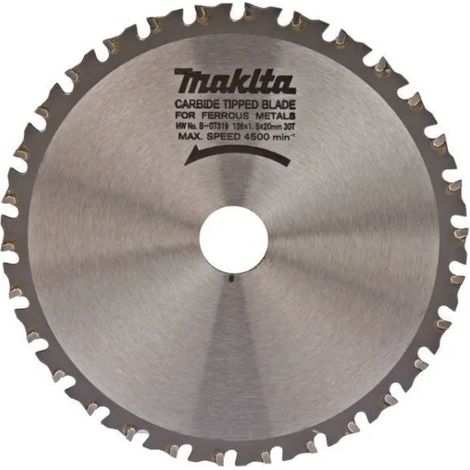 Makita B-07319 Lama per seghe circolari 136x20 mm per metallo (1/2)