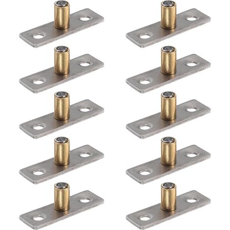 lot de 10 guide de sol pour porte de grange coulissante, acier (1/5)