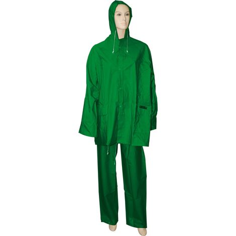 COMPLETO BRIXO GIACCA E PANTALONE IN PVC GIALLO-XXL (1/2)