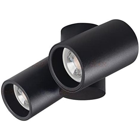 Kanlux Blurro plafón negro 2xGU10 orientable interior