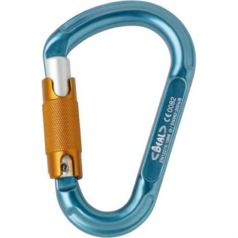 Mousqueton HMS - Verrouillage 3MATIC - Capacité Élevée - Pour Cordes Doubles - 1 Pièce