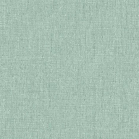 Papier peint uni vert menthe clair Tapisserie aspect textile pour couloir Papier peint chic intissé satin idéal pour chambre & salon (1/4)