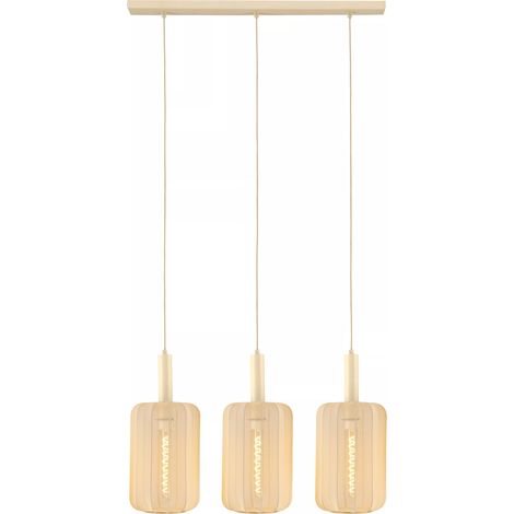Suspension Corina Lucide tissu beige 3xE27 40W 185cm (1/5)