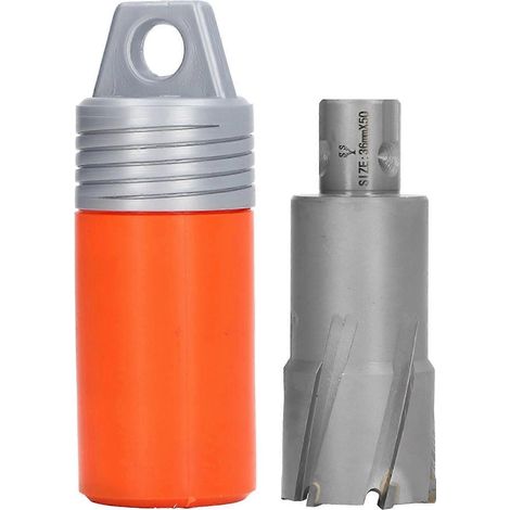 Magnetbohrer mit Ringfräser, 50 mm Schnitttiefe, Bohrwerkzeug für Aluminium und Kupfer, 36 mm / 1,42 Zoll