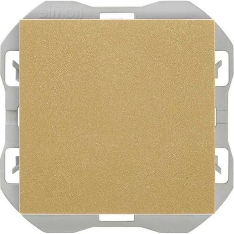 SIMON 270  Placa ciega oro 20000800-095