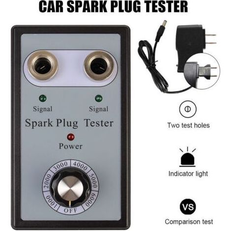 Dtecteur de testeur de bougie d'allumage automobile - Outil de diagnostic d'analyseur de bougie d'allumage deux trous