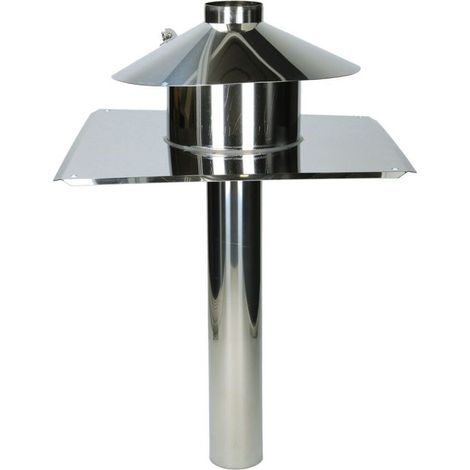 Chapeau universel inox Ø 60 mm
