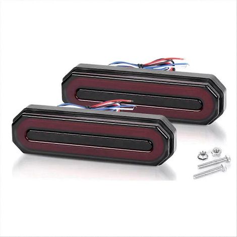 5-Zoll-LED-Rückleuchten für Anhänger/LKW mit dynamischen LED-Blinkern, Bremslichtern und Tagfahrlicht (DRL). (1/5)