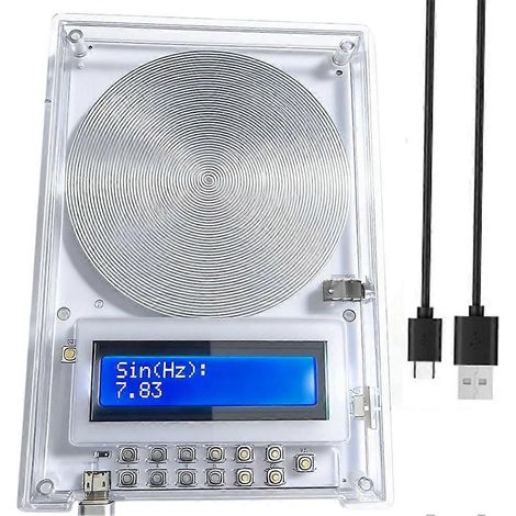 Générateur d'ondes de Schumann 7,83 Hz, impulsions de bio-guérison naturelles (0,01 Hz - 30 000 Hz), haut-parleur à résonateur audio avec vibrations. (1/5)