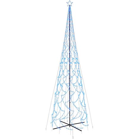 vidaXL Árbol de Navidad cónico 3000 LED azul 230x800 cm (1/2)