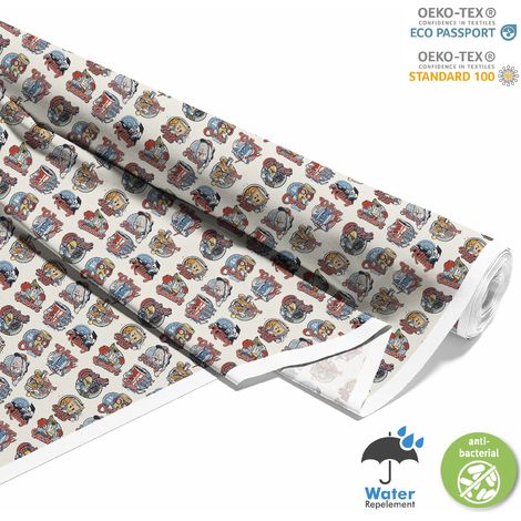 TESSUTI DECORATIVI PER ESTERNI OXFORD - Set 2 emblemi universitari I DX624 (1/5)